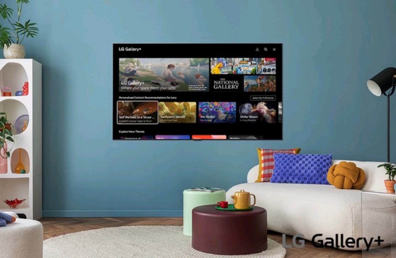 LG GALLERY+ ПРЕВРЪЩА LG ТЕЛЕВИЗОРИТЕ В ДИЗАЙНЕРСКИ ЕЛЕМЕНТИ, КОИТО ПЕРСОНАЛИЗИРАТ ВАШЕТО ЖИЛИЩНО ПРОСТРАНСТВО