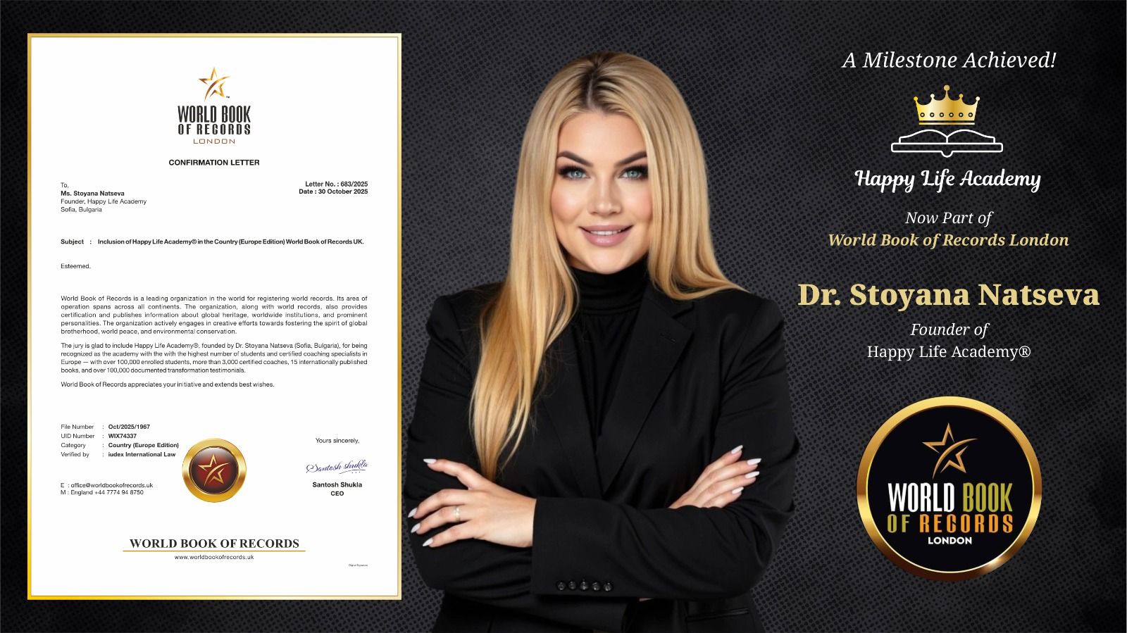 СВЕТОВЕН РЕКОРД ЗА АКАДЕМИЯ „ЩАСТЛИВ ЖИВОТ“ – НАЙ-ГОЛЯМАТА АКАДЕМИЯ ЗА ЛИЧНОСТНО И БИЗНЕС РАЗВИТИЕ В ЕВРОПА