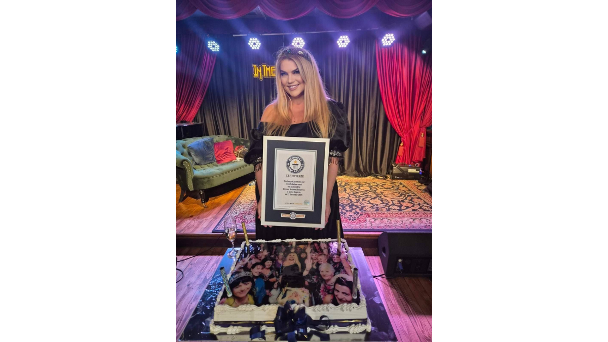 Нов рекорд на Guinness World Records на Проф. Доктор Стояна Нацева