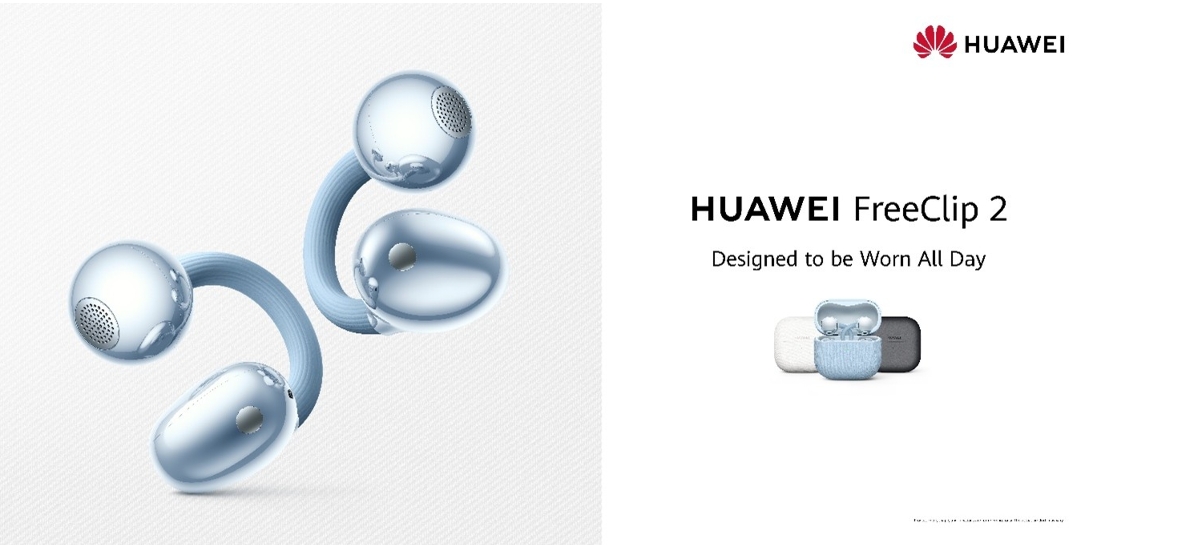HUAWEI FreeClip 2: новите слушалки от отворен тип с иновативен C-образен дизайн, създадени за носене през целия ден